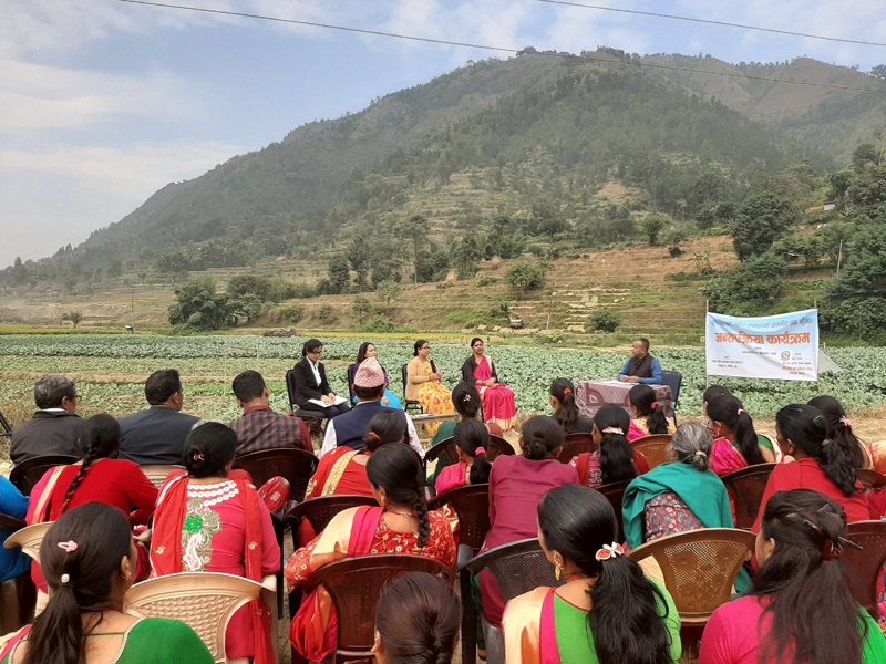 Album for कृषि विकासमा महिलाहरूको सहभागीता एवं भूमिका विषयक अन्तक्रिया कार्यक्रम (मण्डनदेउपुर - ११, जैसीथोक काभ्रे)